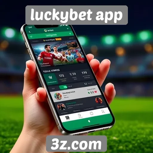 Interface de usuário do luckybet app