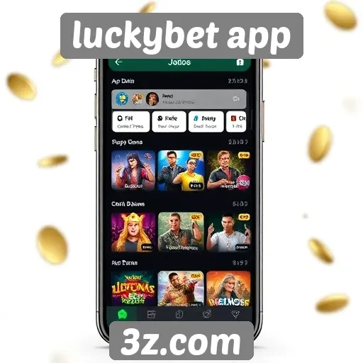 Opções de jogos disponíveis no luckybet app